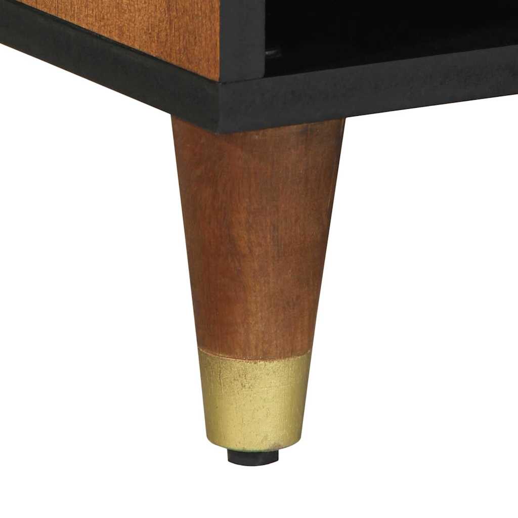 vidaXL TV-Schränk Honigbraun 100 x 33 x 46 cm Massivholz Mango