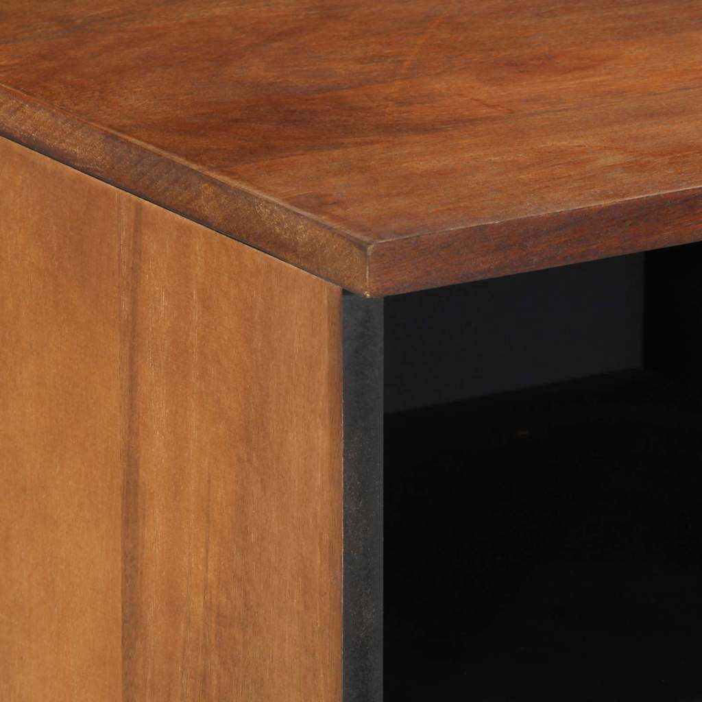 vidaXL TV-Schränk Honigbraun 100 x 33 x 46 cm Massivholz Mango