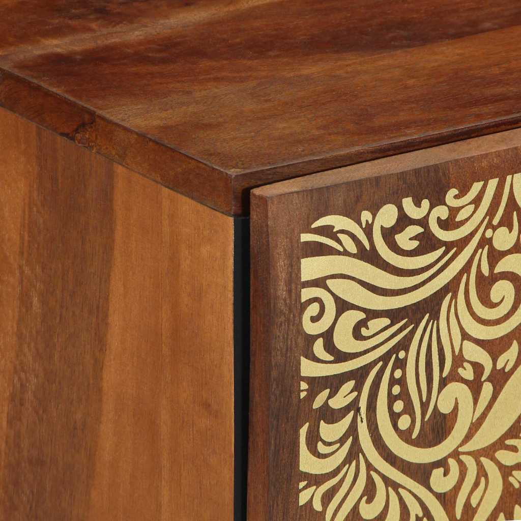 vidaXL Badezimmerschrank Honigbraun 38 x 33 x 58 cm Massivholz Mango