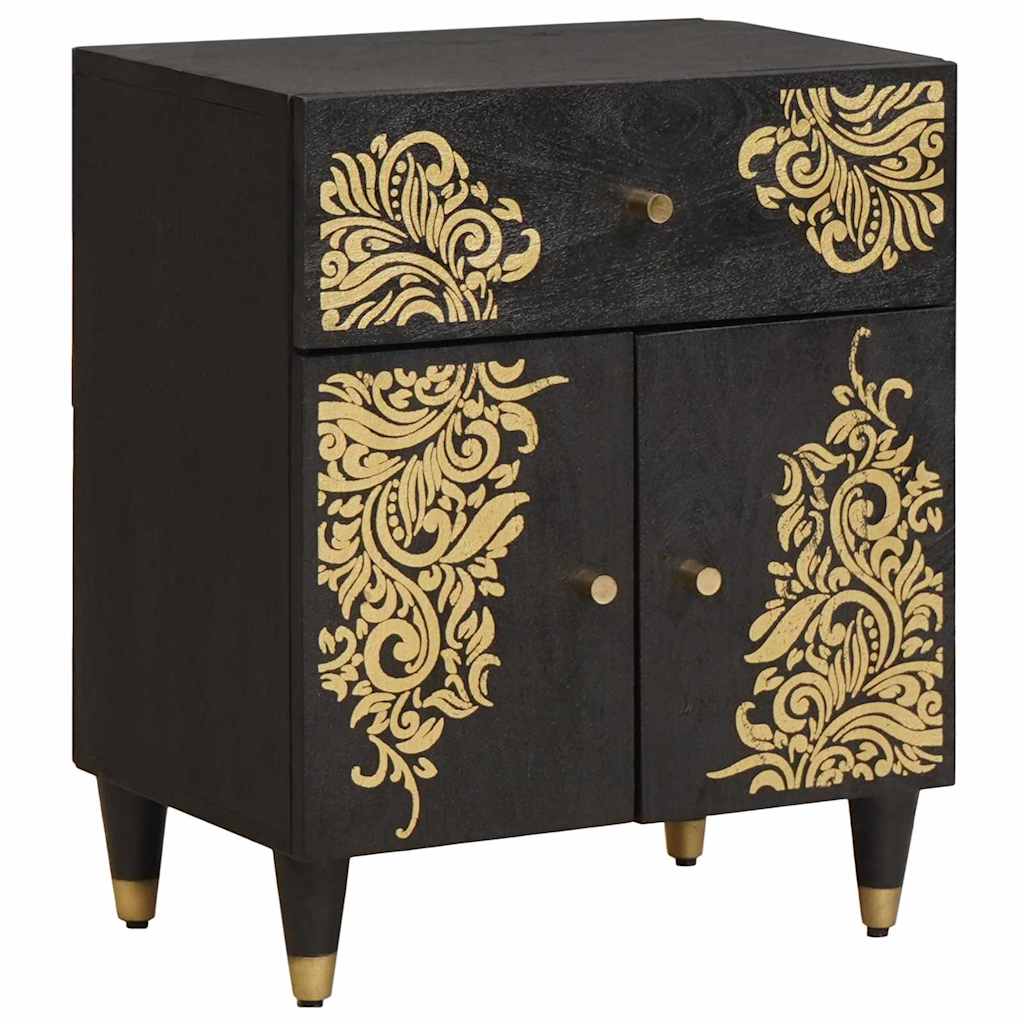 vidaXL Bedside Cabinet with Door Honigbraun 50 x 33 x 60 cm