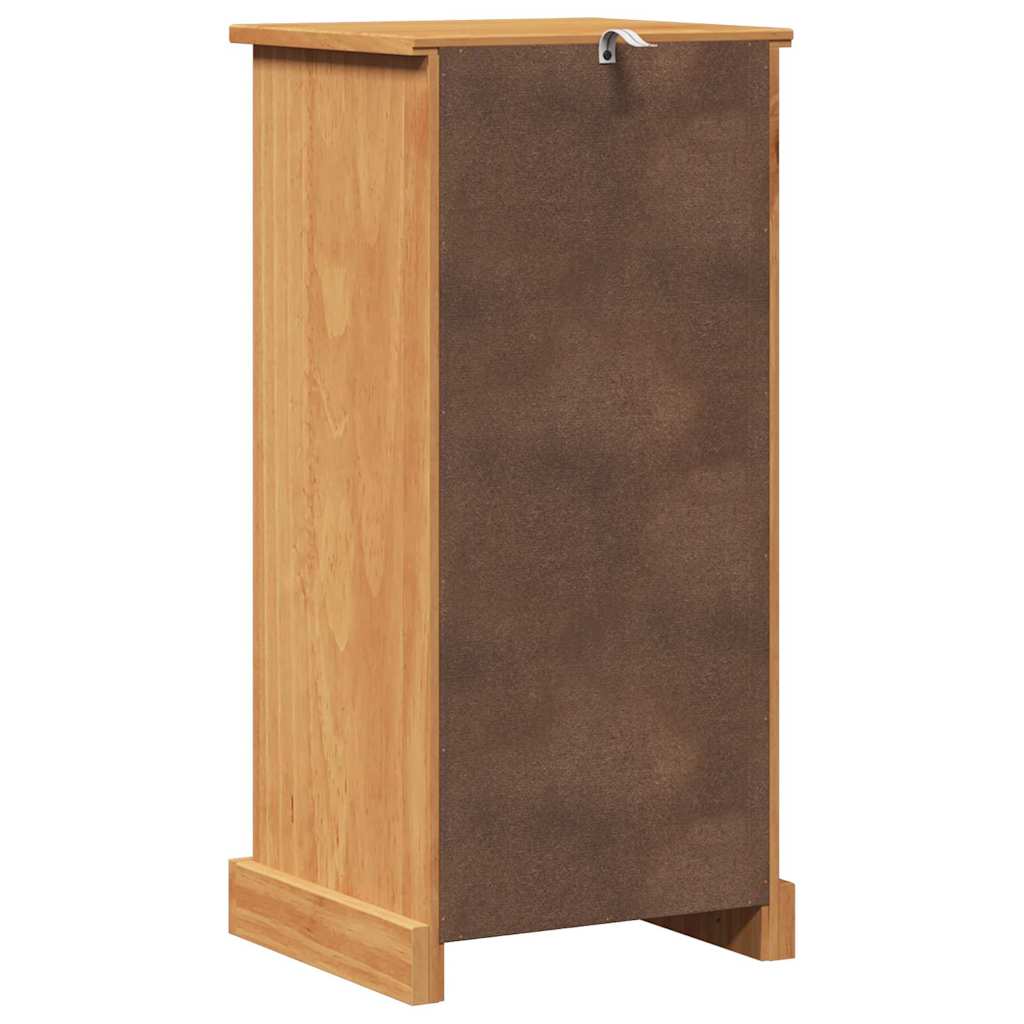 vidaXL Badezimmerschrank VIGO Braun und Honigbraun 37,5 x 34 x 80 cm