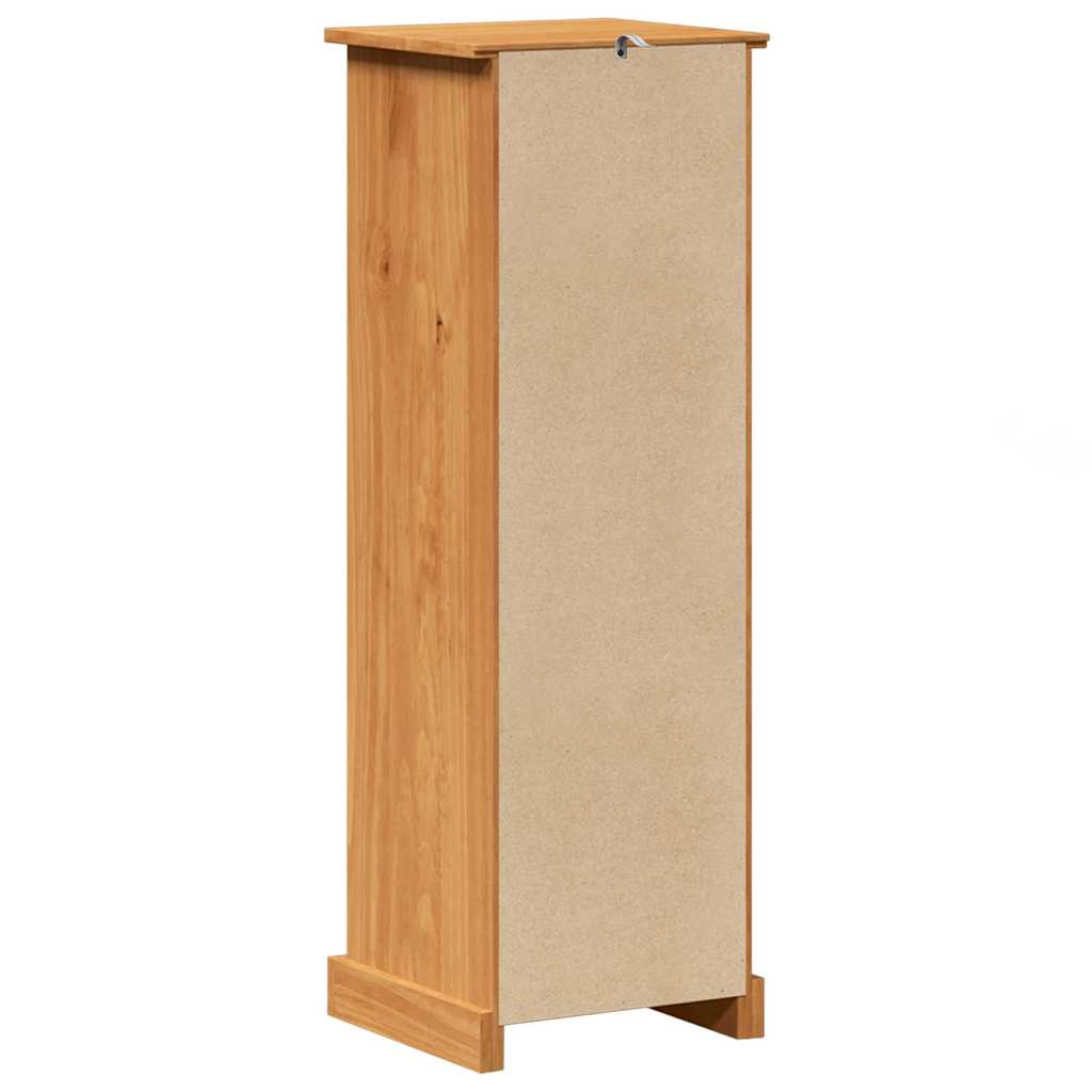 vidaXL Badezimmerschrank VIGO Braun und Honigbraun 37 x 34 x 110 cm