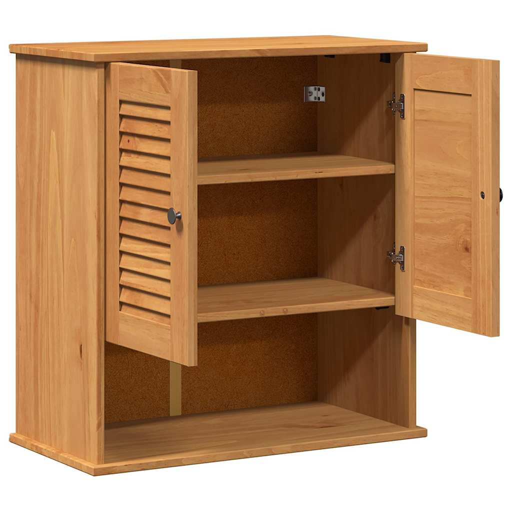 vidaXL Badezimmerschrank VIGO Braun und Honigbraun 67,5 x 34 x 71,5 cm