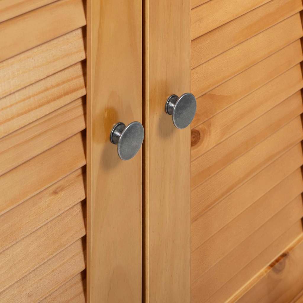 vidaXL Waschmaschinen-Schrank mit Regal VIGO Braun und Honigbraun