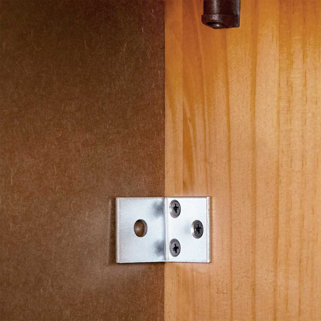 vidaXL Waschmaschinen-Schrank mit Regal VIGO Braun und Honigbraun