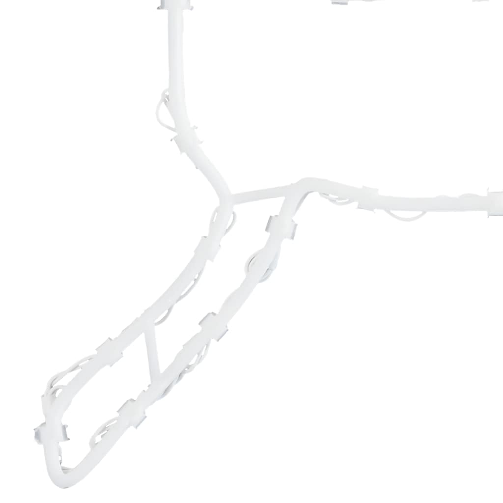 vidaXL Weihnachtsbeleuchtung Rentier-Silhouette 2Stk. 35 LEDs Warmweiß