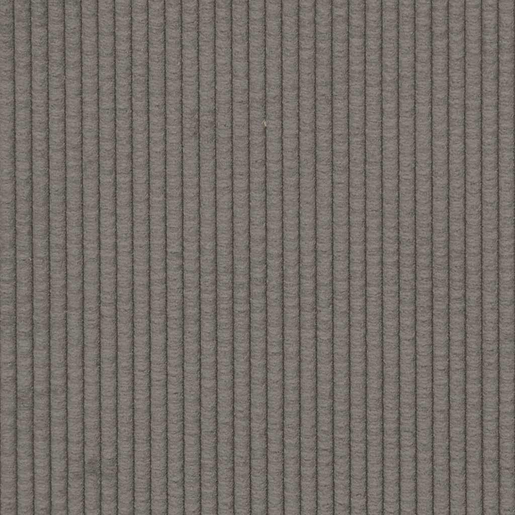 vidaXL Zweisitzer-Sofa Hellgrau 109 cm Cordstoff