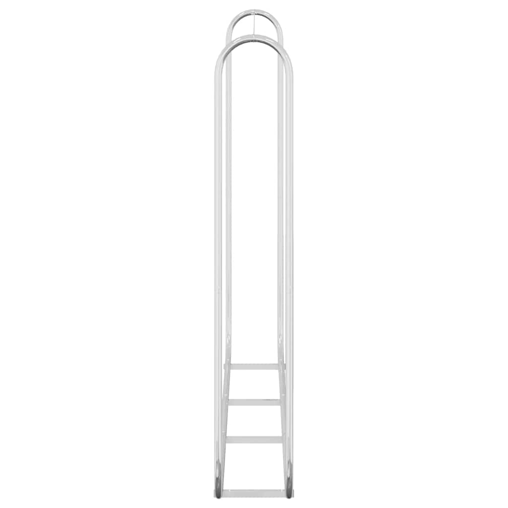 vidaXL Kaminholzregal 200x25x150 cm Stahl verzinkt