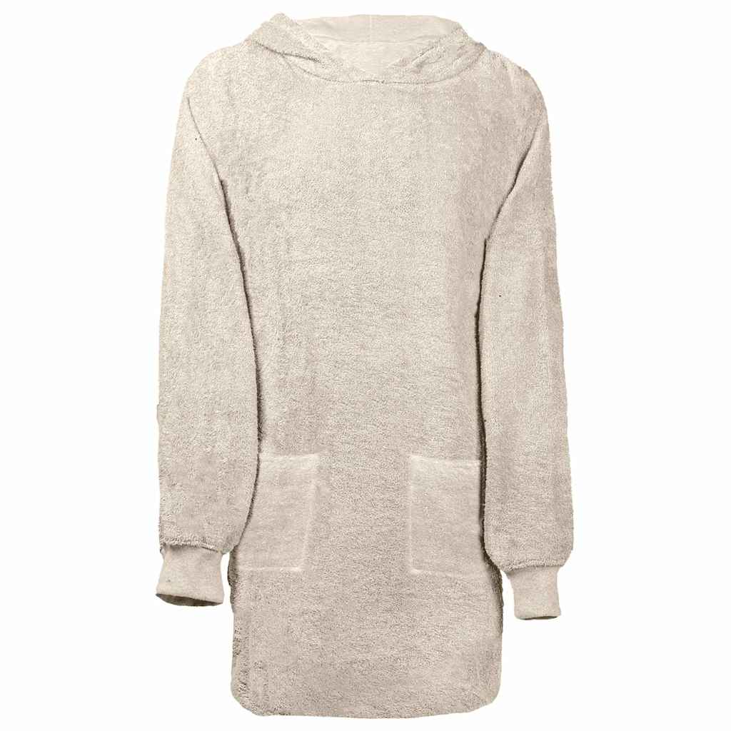 vidaXL Decken-Hoodie KINN Creme L Baumwolle