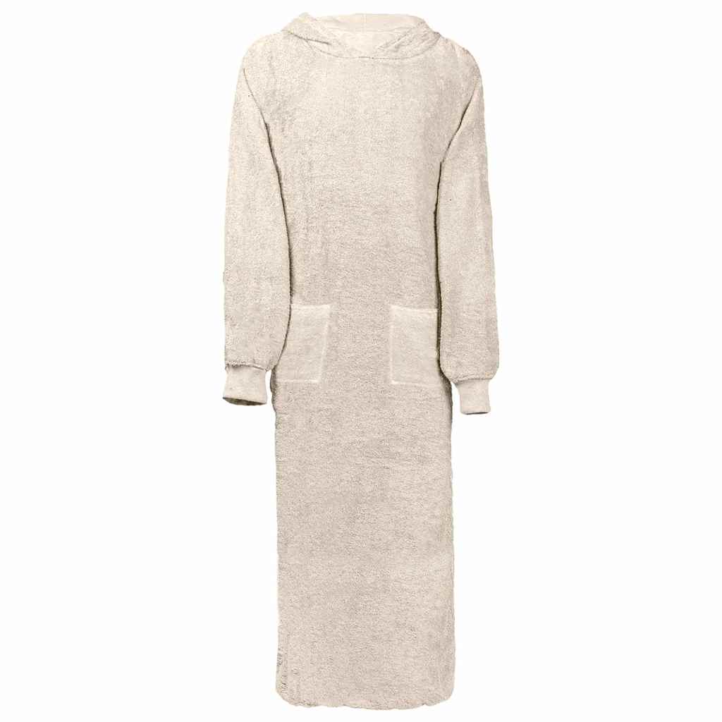 vidaXL Decken-Hoodie KINN Creme L Baumwolle