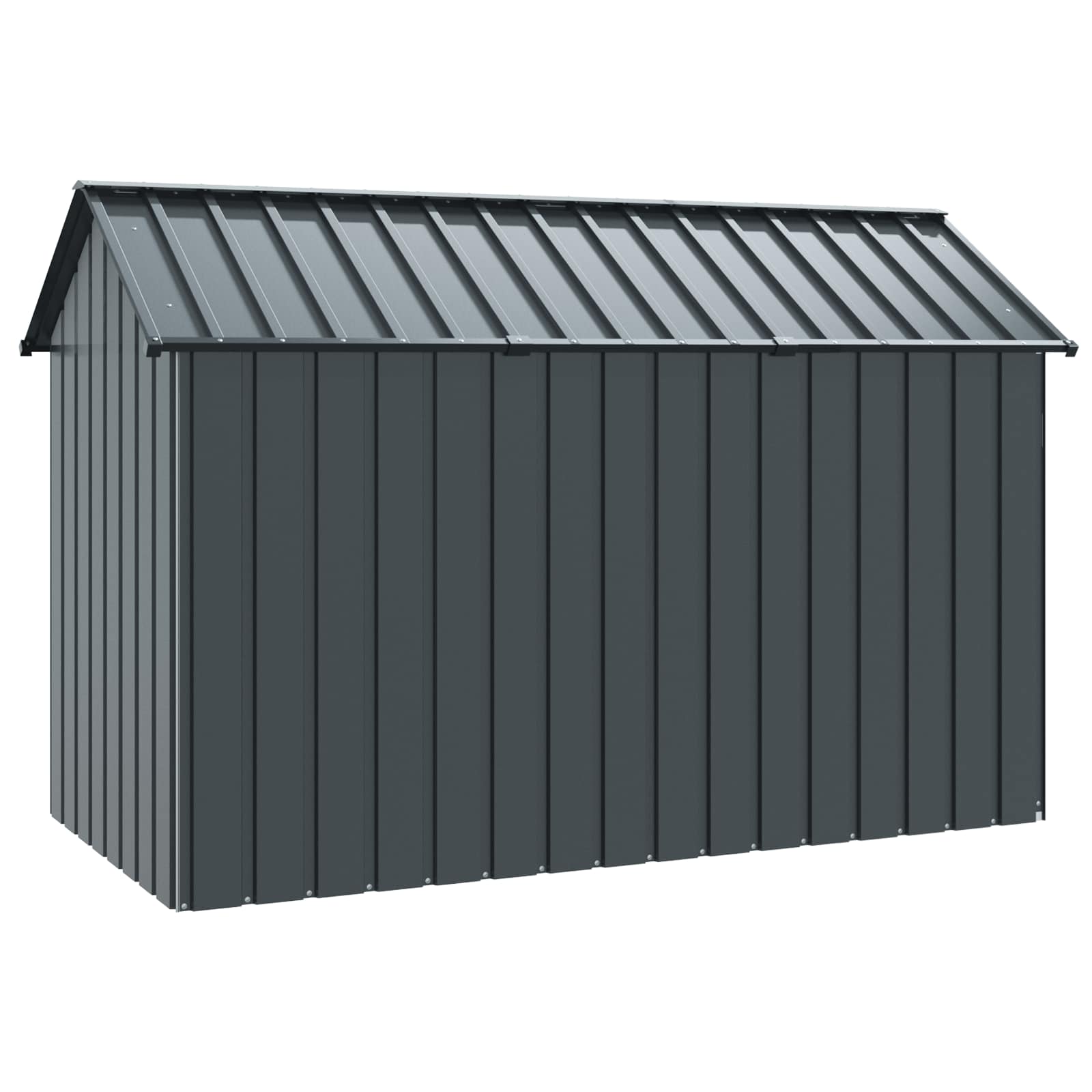 vidaXL Vogelkäfig Anthrazit 215 x 112 x 141 cm Verzinkter Stahl