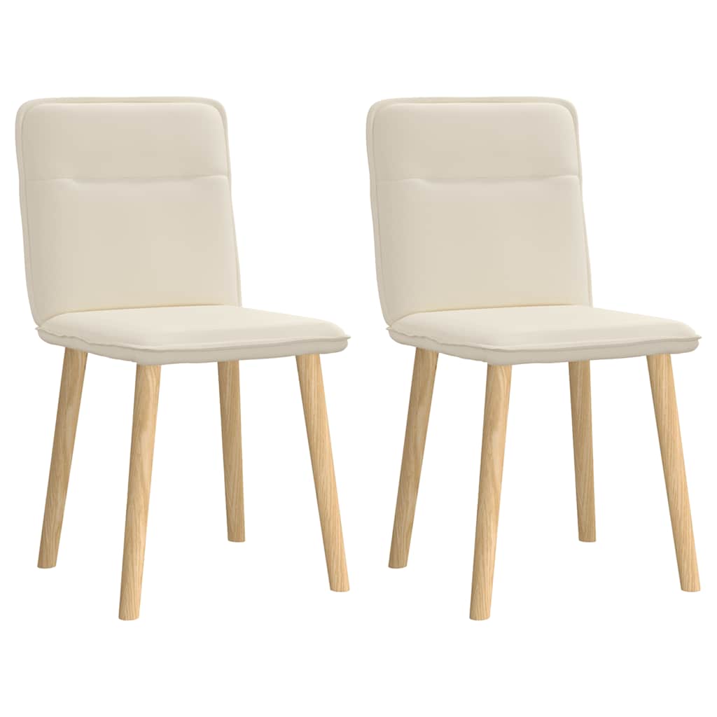 vidaXL Esszimmerstühle 4 Stk. Hellgrau Stoff