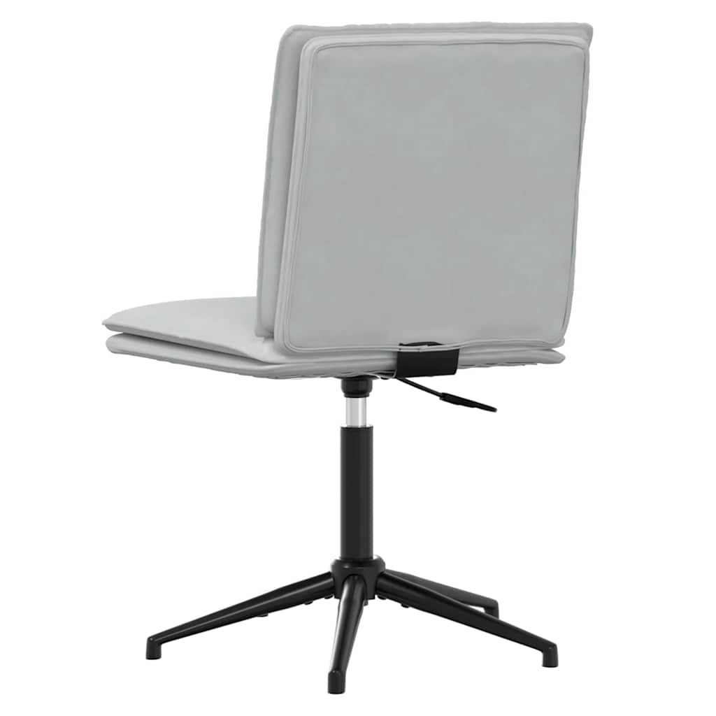 vidaXL Esszimmerstuhl Hellgrau Samt