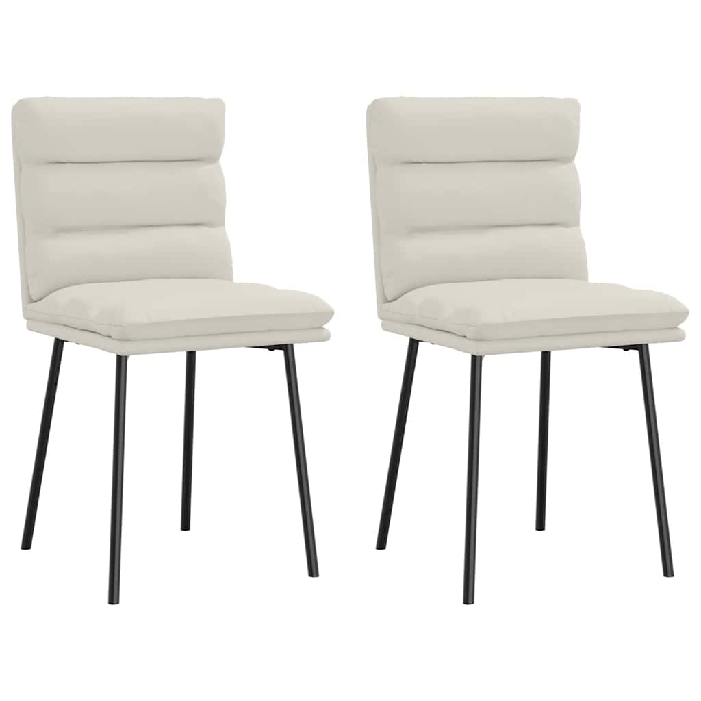 vidaXL Esszimmerstühle 4 Stk. Hellgrau Samt