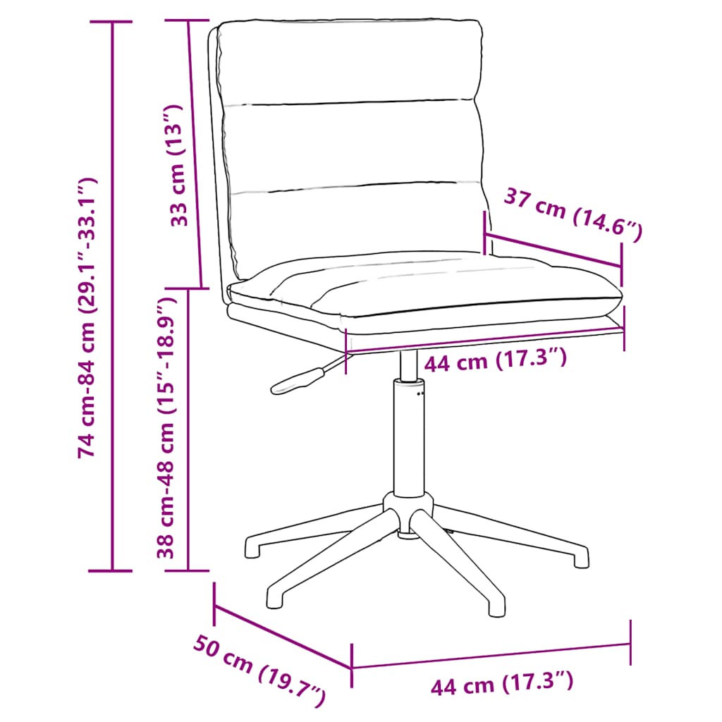 vidaXL Esszimmerstuhl Schwarz Kunstleder