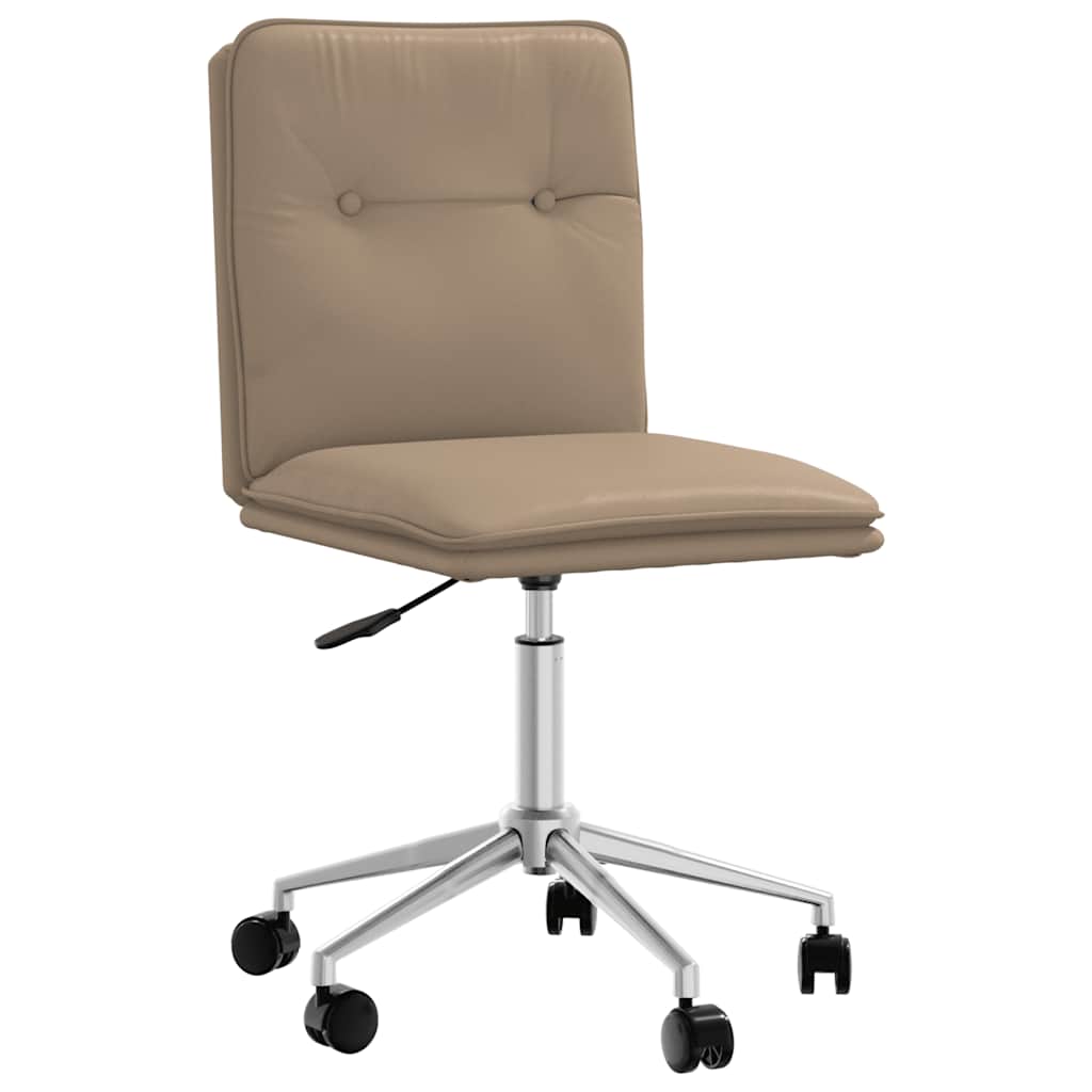 vidaXL Esszimmerstuhl Creme Kunstleder