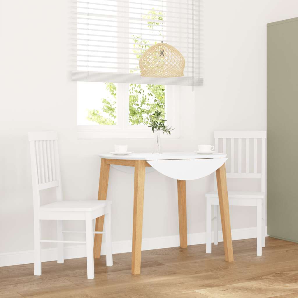 vidaXL Esszimmerstühle mit Kissen 2 Stk. Braun Massivholz Gummibaum