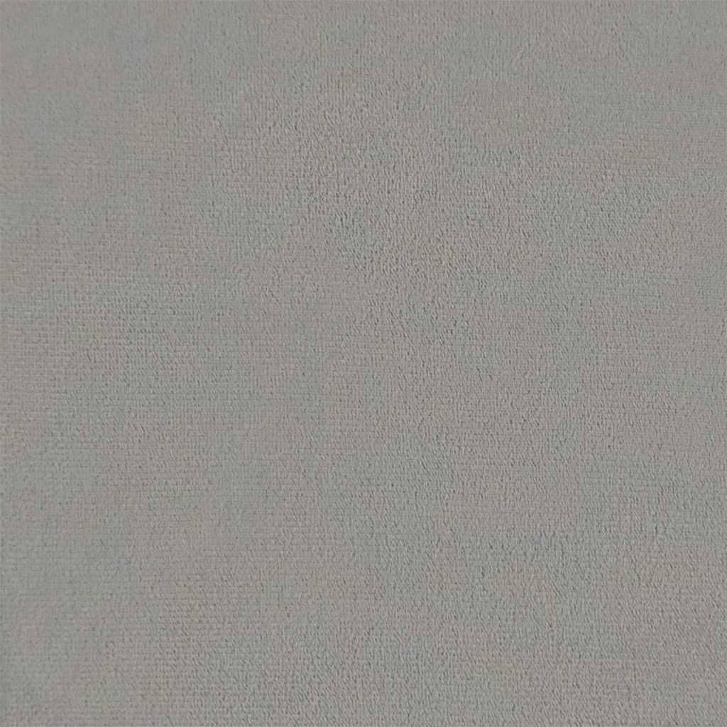 vidaXL Schaukelstuhl Hellgrau Samt