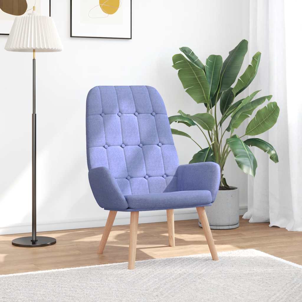 vidaXL Relaxsessel Hellgrau Stoff