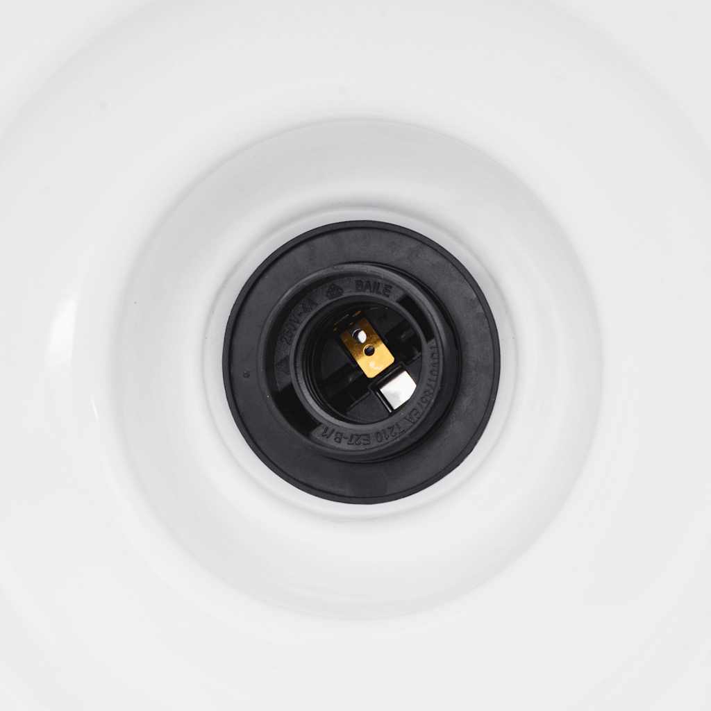 vidaXL Pendelleuchte Höhenverstellbar E27 Schwarz Glänzend Ø 31 cm