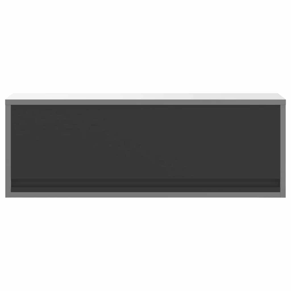 vidaXL Werkzeugschrank mit Speicher Schwarz und Grau 100 x 25 x 35 cm