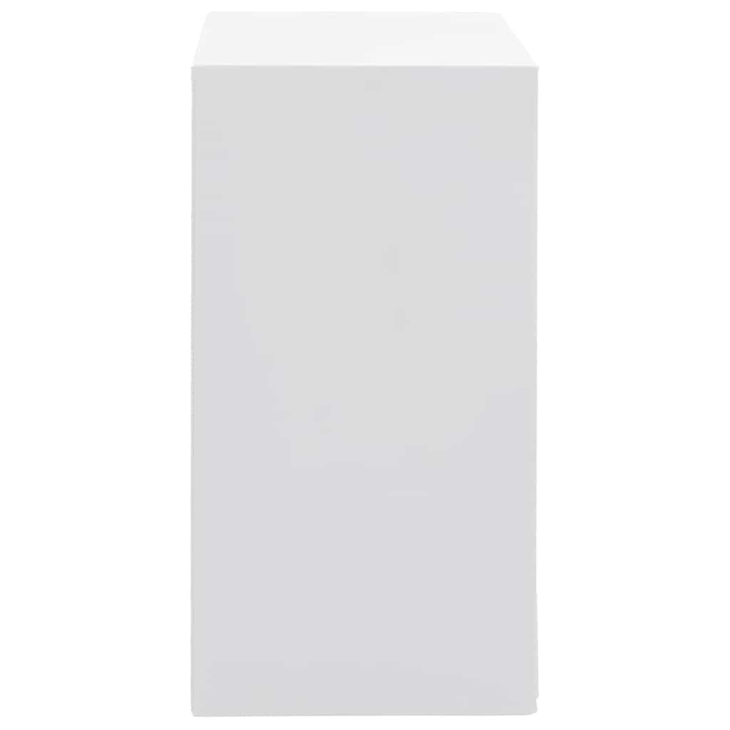 vidaXL Schmuckkästchen 10-lagig mit Uhrenhaltern Weiß 29x20,5x40,5 cm