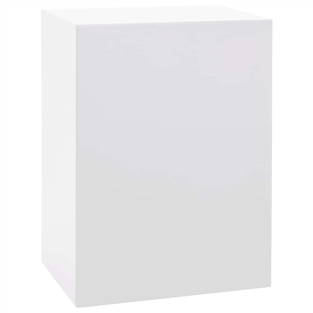 vidaXL Schmuckkästchen 10-lagig mit Uhrenhaltern Weiß 29x20,5x40,5 cm