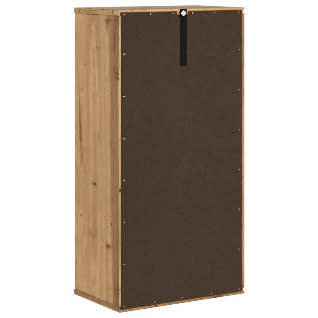 vidaXL Beistellschrank ODDA 40x24x79 cm Massivholz Kiefer