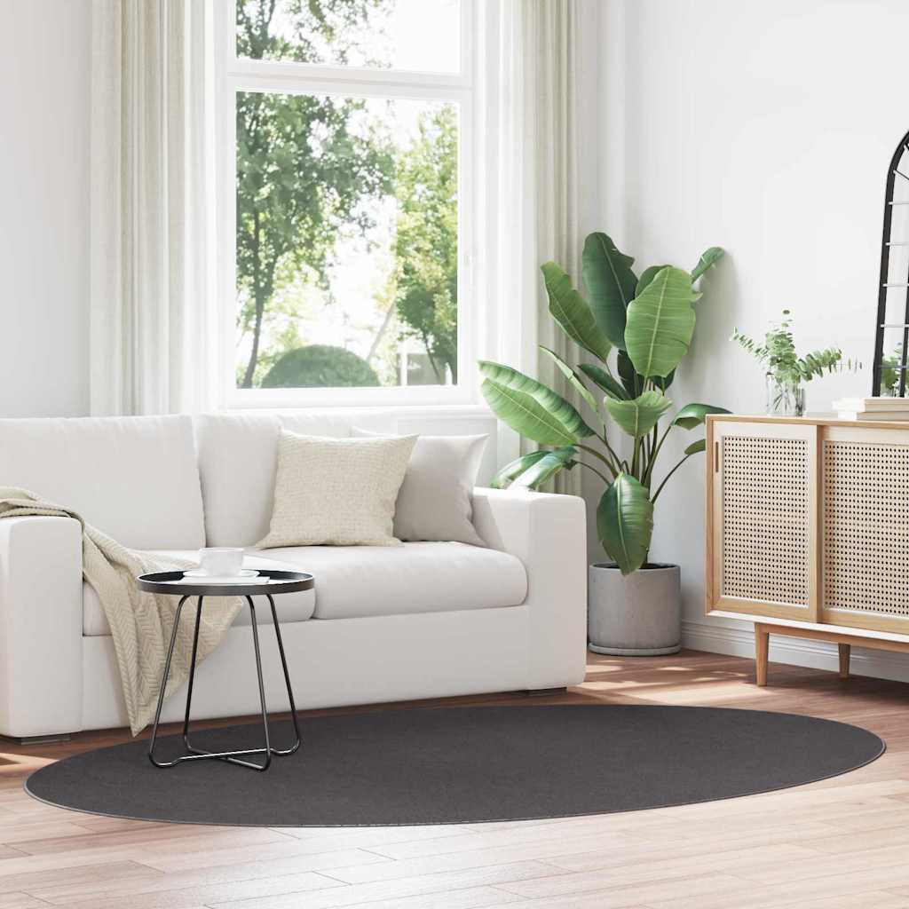 vidaXL Teppich HUARTE Anthrazit 150 x 80 cm 100 %Polyester