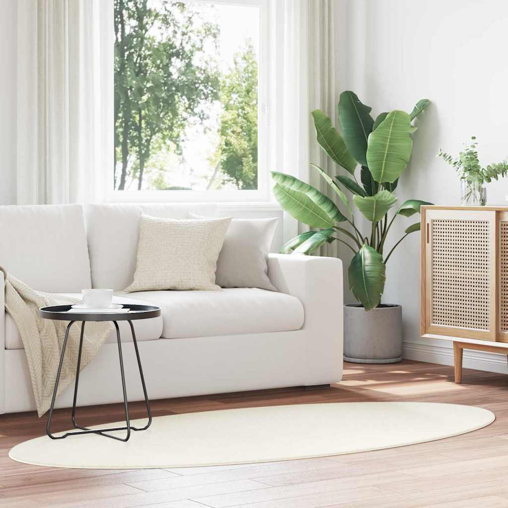 vidaXL Teppich HUARTE Anthrazit 150 x 80 cm 100 %Polyester