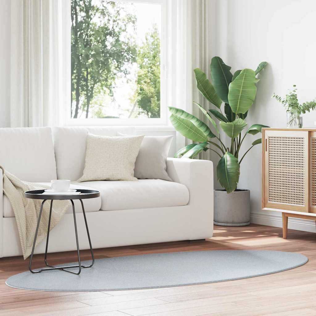 vidaXL Teppich HUARTE Anthrazit 150 x 80 cm 100 %Polyester