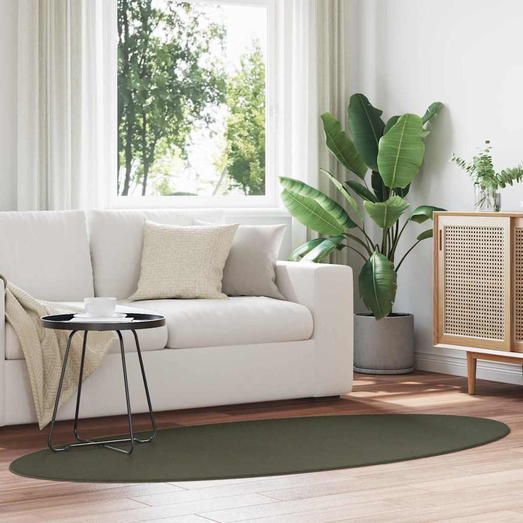 vidaXL Teppich HUARTE Anthrazit 150 x 80 cm 100 %Polyester