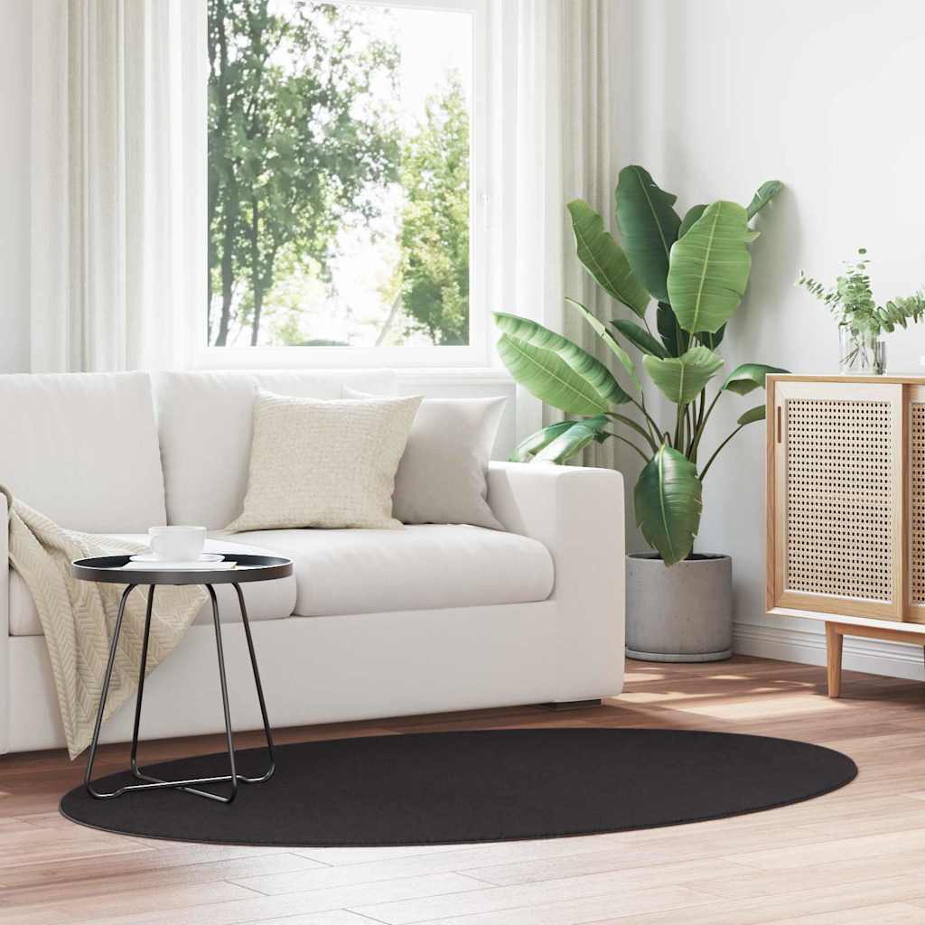 vidaXL Teppich HUARTE Anthrazit 150 x 80 cm 100 %Polyester