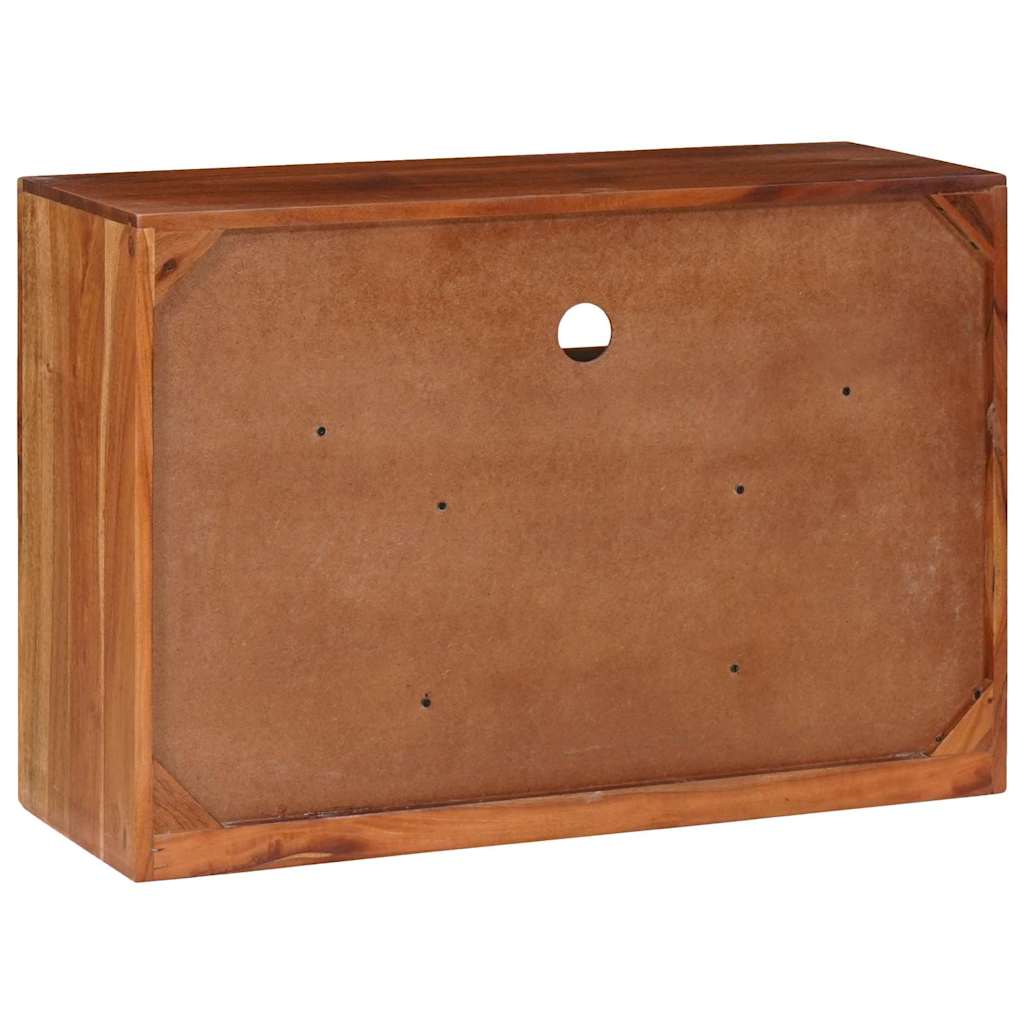 vidaXL Sideboard Braun 80 x 30 x 55 cm Massivholz Akazie