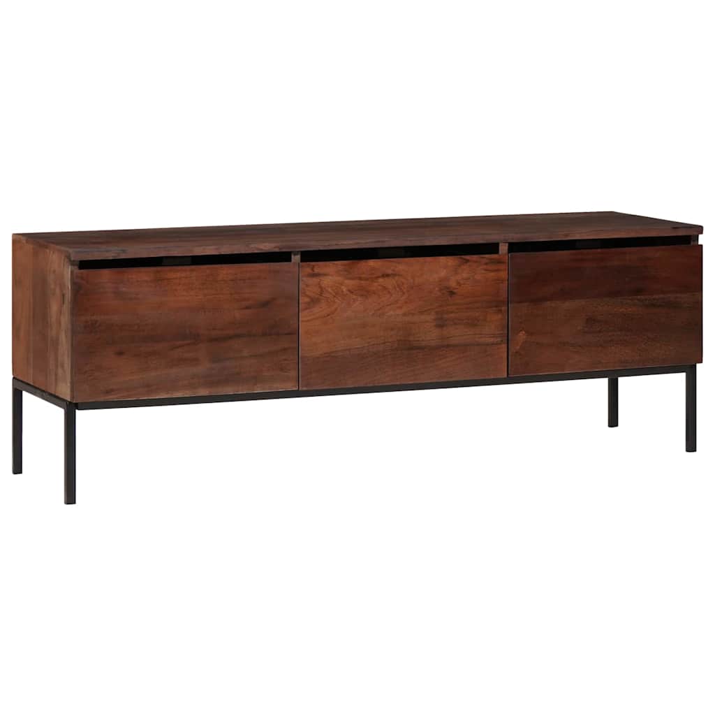 vidaXL TV-Schränk Honigbraun 110 x 30 x 36 cm Massivholz Akazie