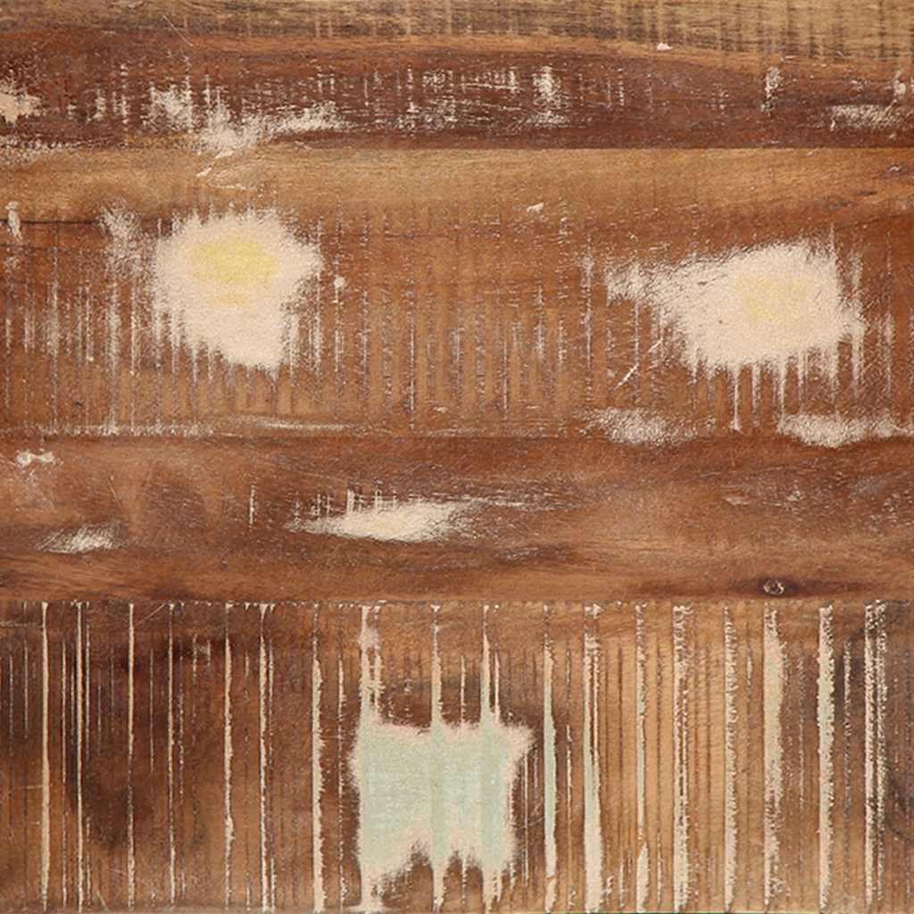 vidaXL Konsolentisch 90x32x75 cm Altholz Massivholz