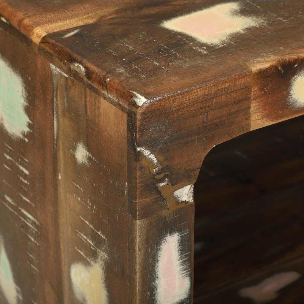 vidaXL Couchtisch 90 x 50 x 35 cm Massives upgecyceltes Holz