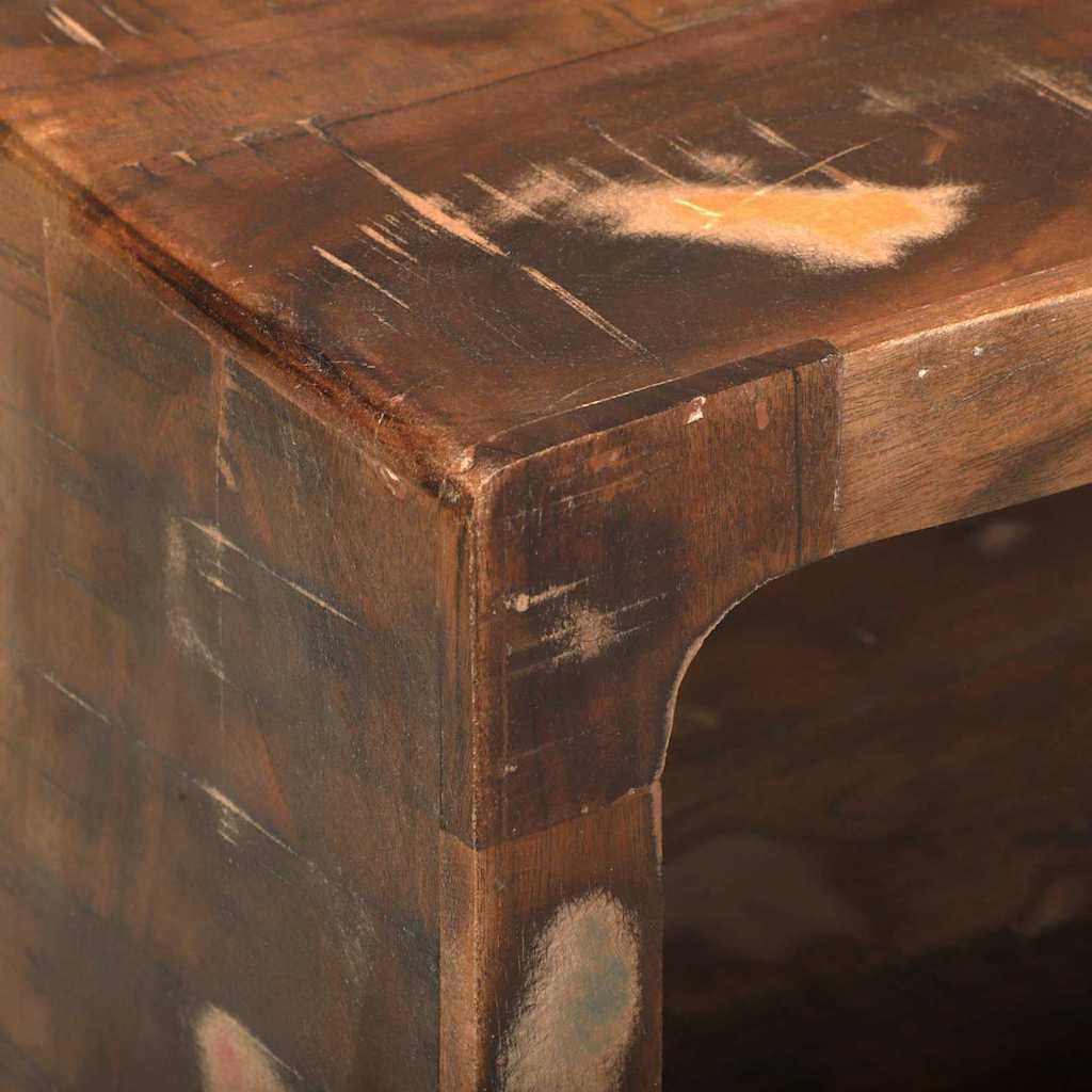 vidaXL TV-Schränk Mehrfarbig 60 x 30 x 25 cm Massivholz Altholz