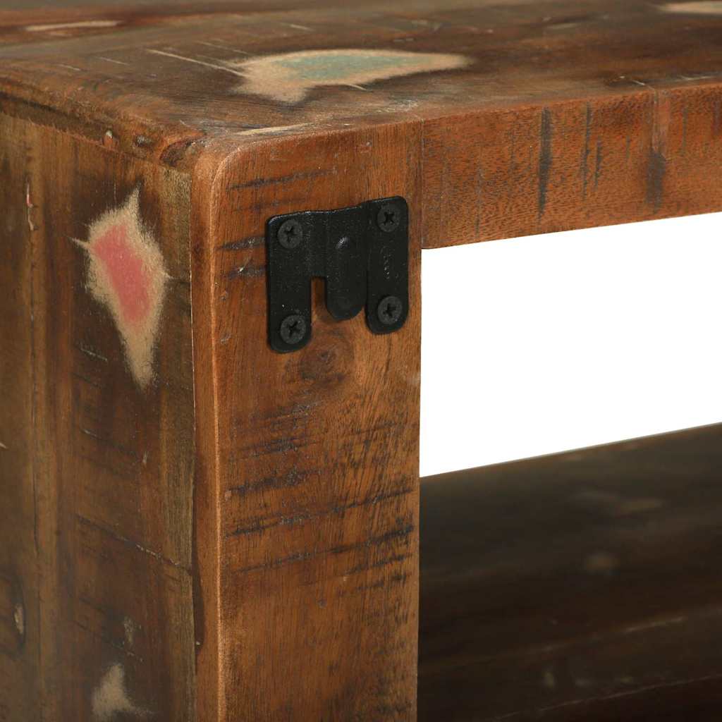 vidaXL TV-Schränk Mehrfarbig 60 x 30 x 25 cm Massivholz Altholz