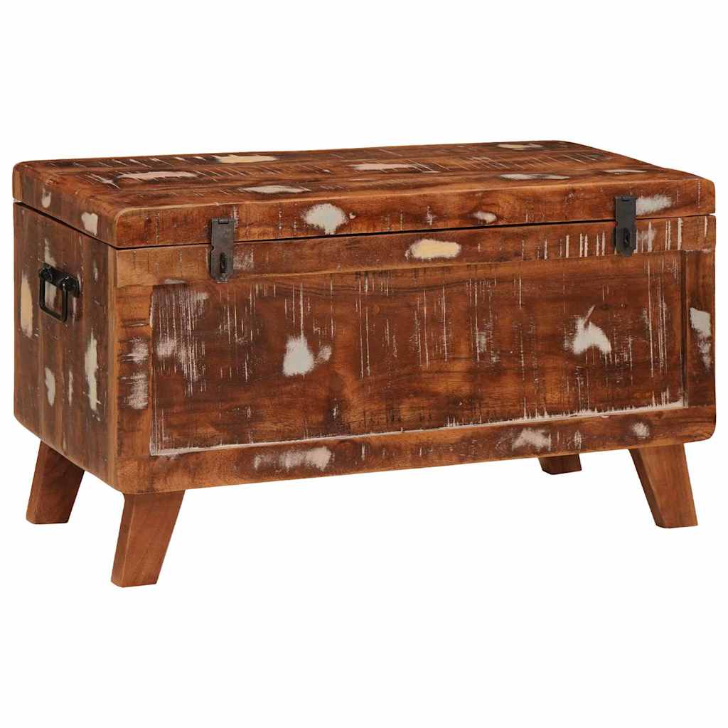 vidaXL Aufbewahrungsbox mit Speicher 70 x 35 x 40 cm Massivholz Mango