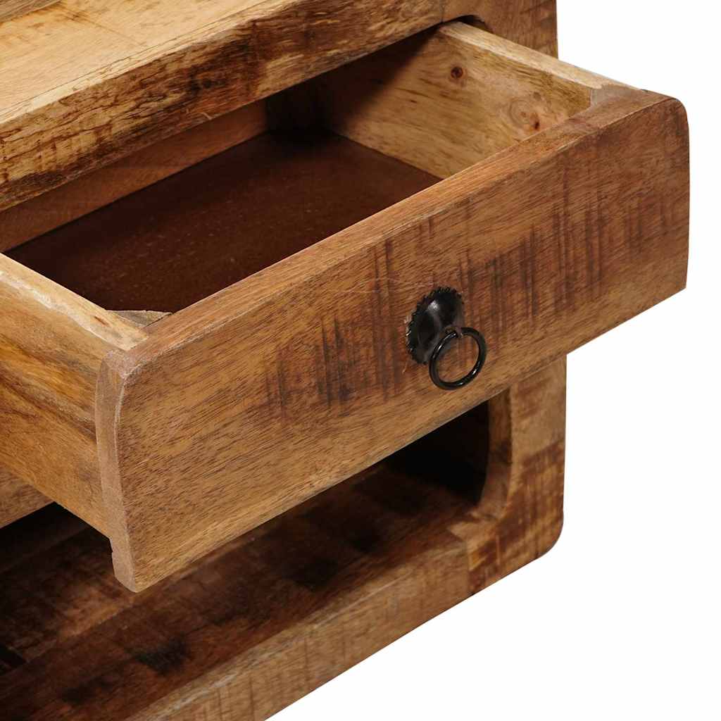 vidaXL Wandregal Nachtschrank Braun 40 x 30 x 36 cm Massivholz Mango
