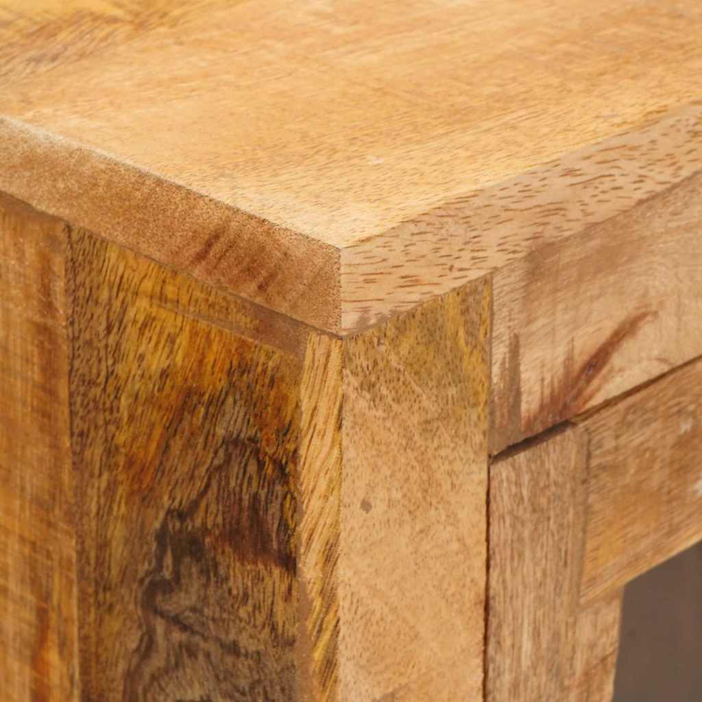 vidaXL Highboard Braun 40 x 30 x 120,5 cm Massivholz Mango