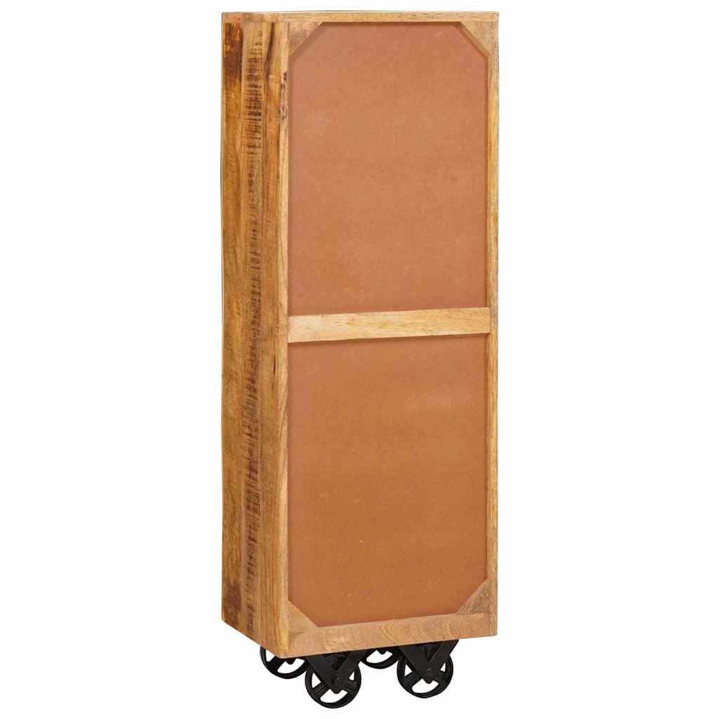 vidaXL Highboard Braun 40 x 30 x 120,5 cm Massivholz Mango
