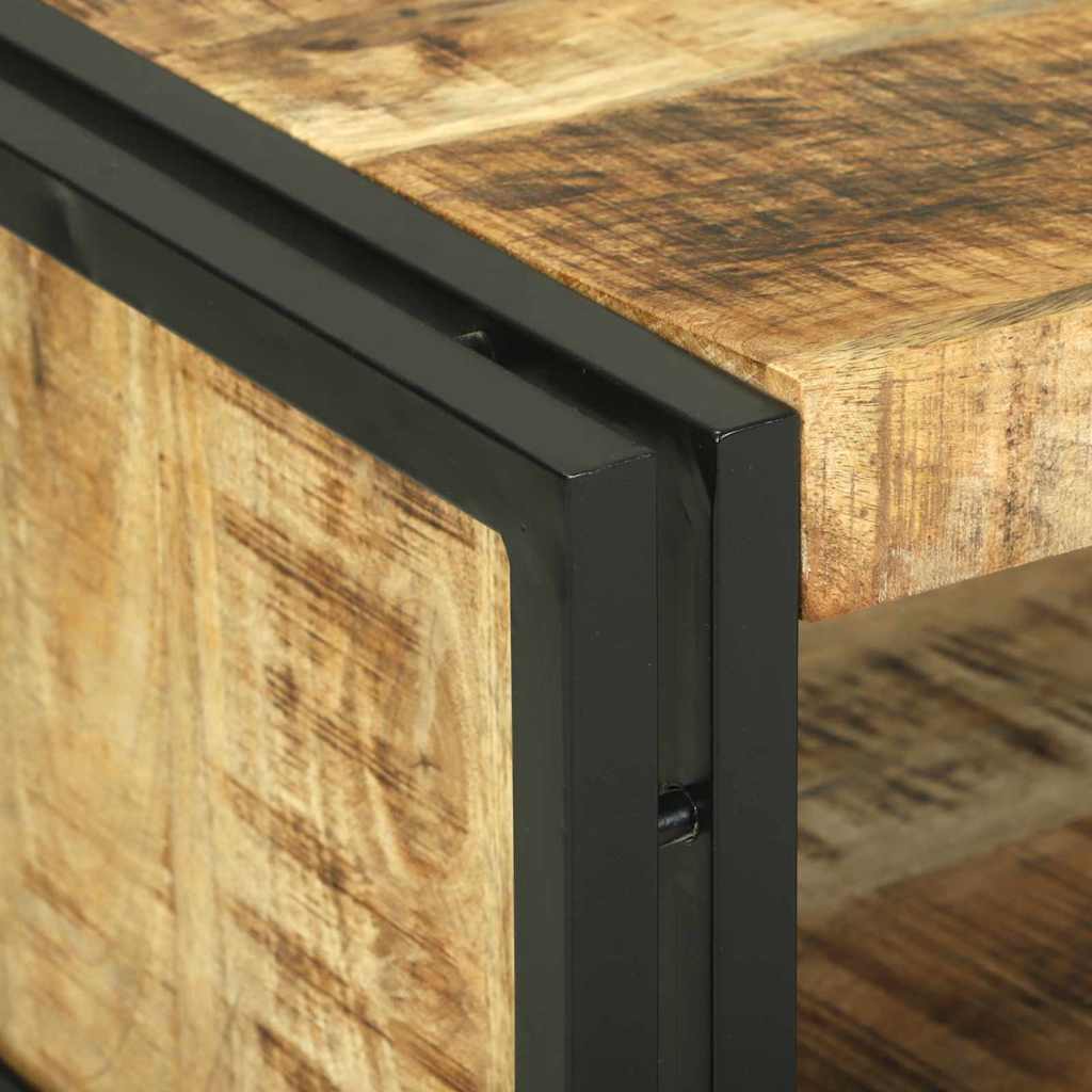 vidaXL Couchtisch Braun 120 x 50 x 38 cm Massivholz Mango