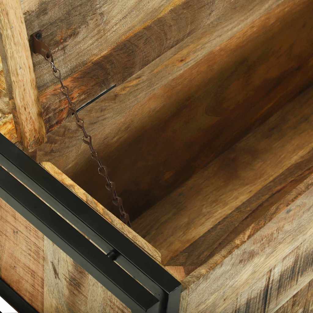 vidaXL Couchtisch Braun 90 x 50 x 38 cm Massivholz Mango