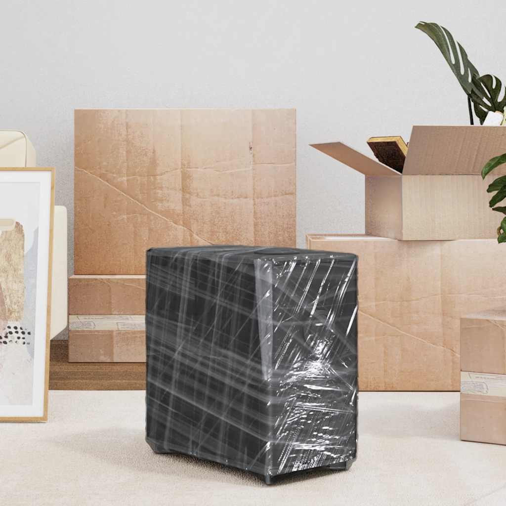 vidaXL Stretchfolie 2 Stk. Transparent 17 μm 50 cm x 150 m