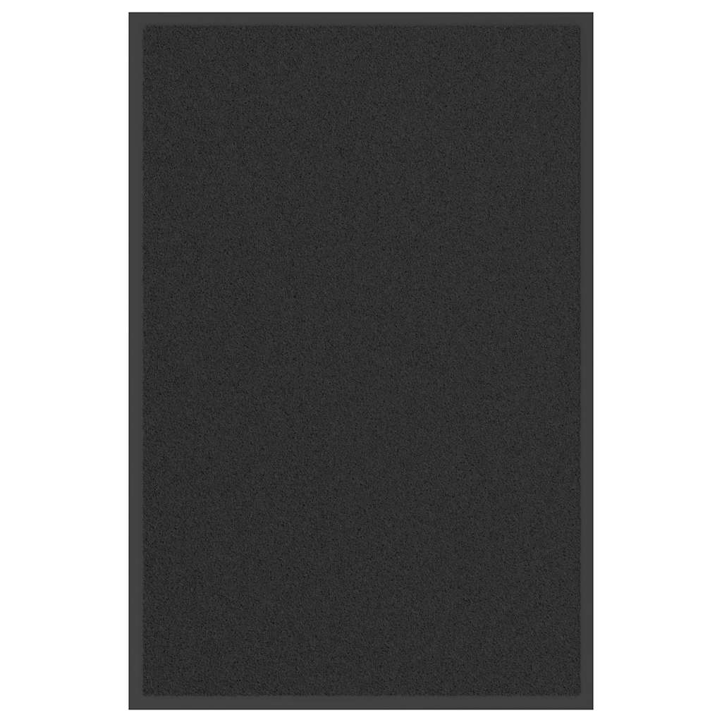vidaXL Fußmatte Schwarz 40x60 cm