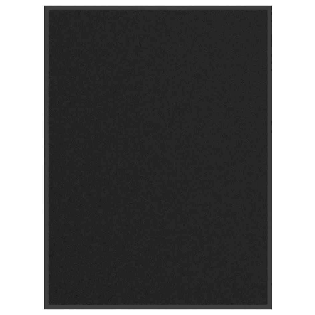 vidaXL Fußmatte Schwarz 40x60 cm