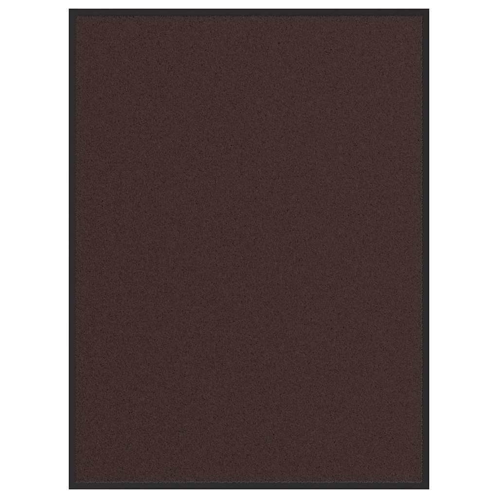 vidaXL Fußmatte Schwarz 40x60 cm