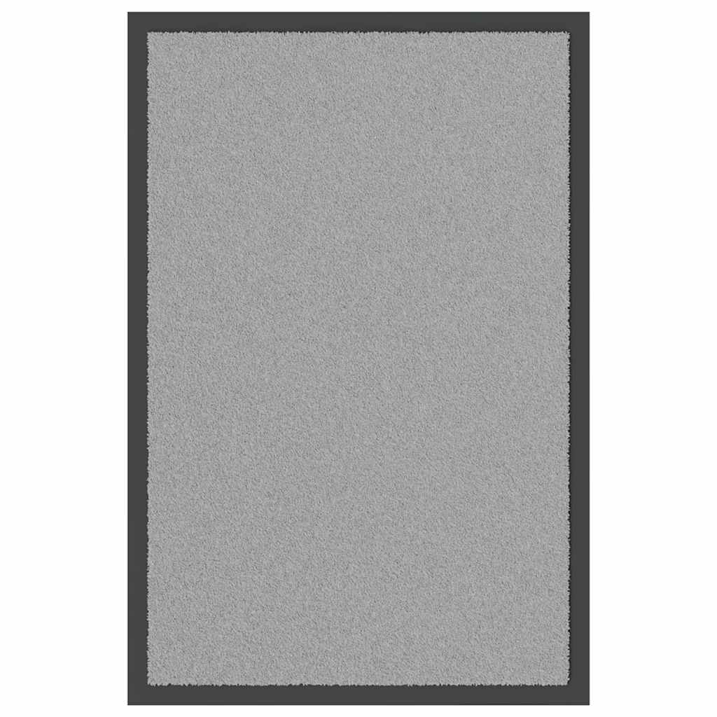 vidaXL Fußmatte Schwarz 40x60 cm